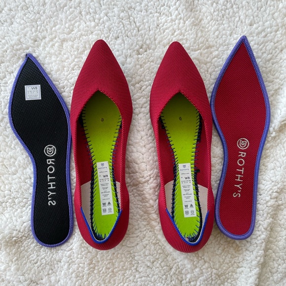 Rothy’s Chili Red Point, size 8 - Picture 2 of 4